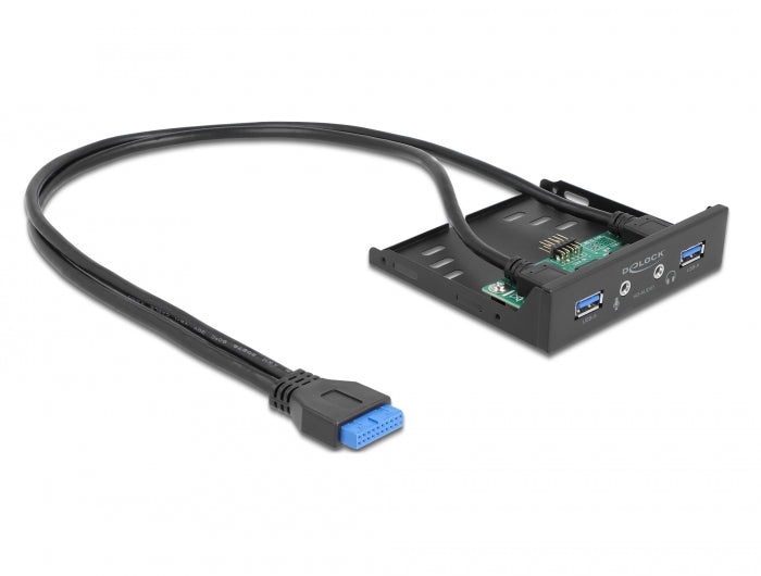 Delock Front Panel 3.5″ USB 5 Gbps 2 x USB Typ-A + HD-Audio