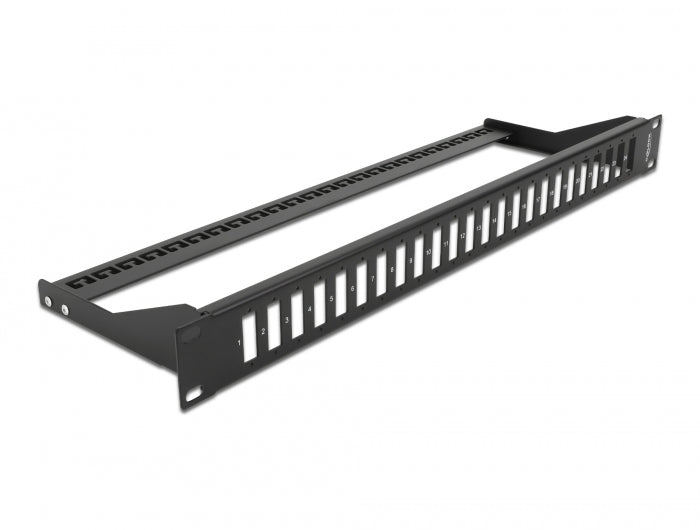 Delock 19″ LWL Panel für 24 x SC Duplex / LC Quad