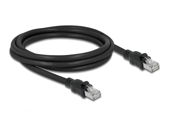 Delock Netzwerkkabel RJ45 Cat.6A F/UTP mit innerem Metallmantel 2 m