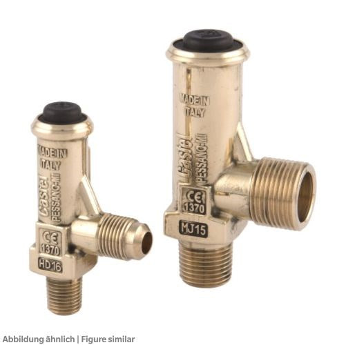 Sicherheitsventil Castel 3060/45C, 28bar Ein 1/2"NPT, Aus 7/8"-UNF / 5/8"-SAE