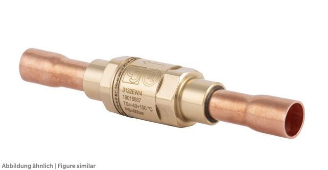 Rückschlagventil Castel 3133EW/M12 CO2 PS 80bar, delta P 0,3bar, 12mm Löt ODF