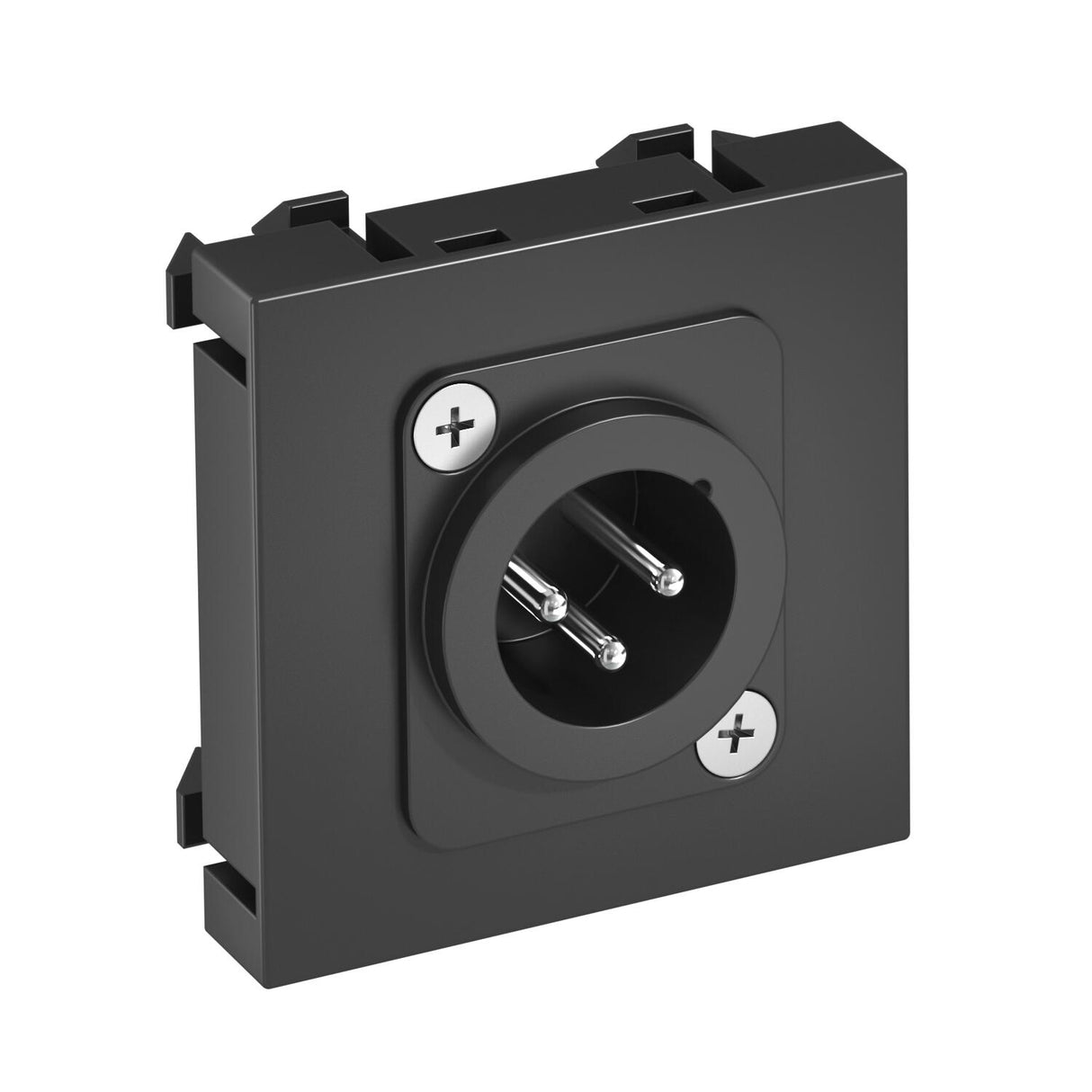 BETTERMANN Einsatz XLR 1f gr Klemmbef MTG-X3M L SWGR1 ohne Beschriftungsfeld