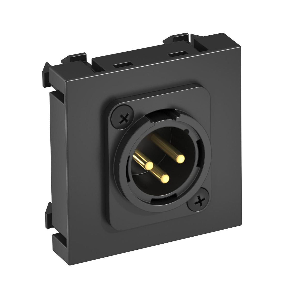 BETTERMANN Einsatz XLR 1f gr Klemmbef MTG-X3M S SWGR1 ohne Beschriftungsfeld