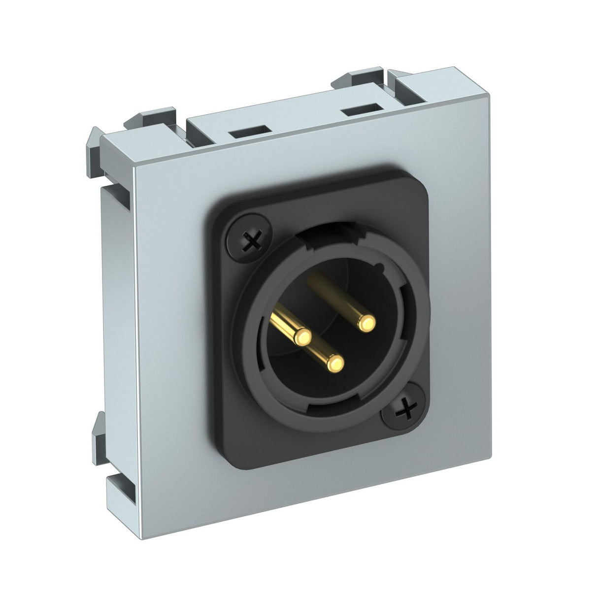 BETTERMANN Einsatz XLR 1f alu Klemmbef MTG-X3M S AL1 ohne Beschriftungsfeld
