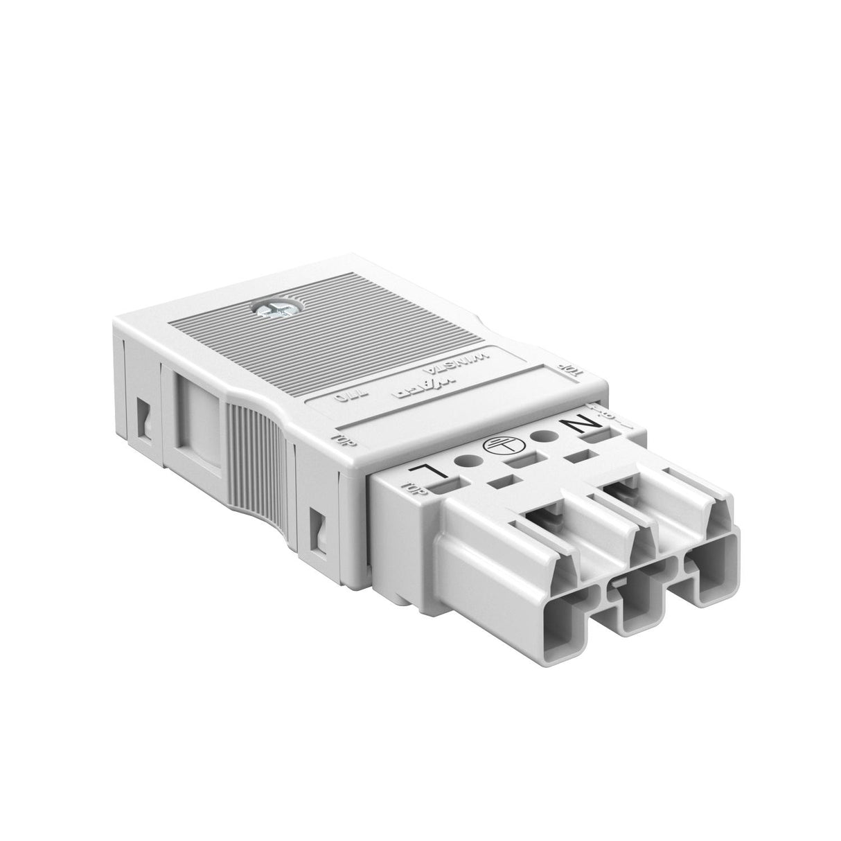 BETTERMANN Gerätestecker 3p ger 250V 25A ST-WIN 3P W Einb/steck 4qmm hfr