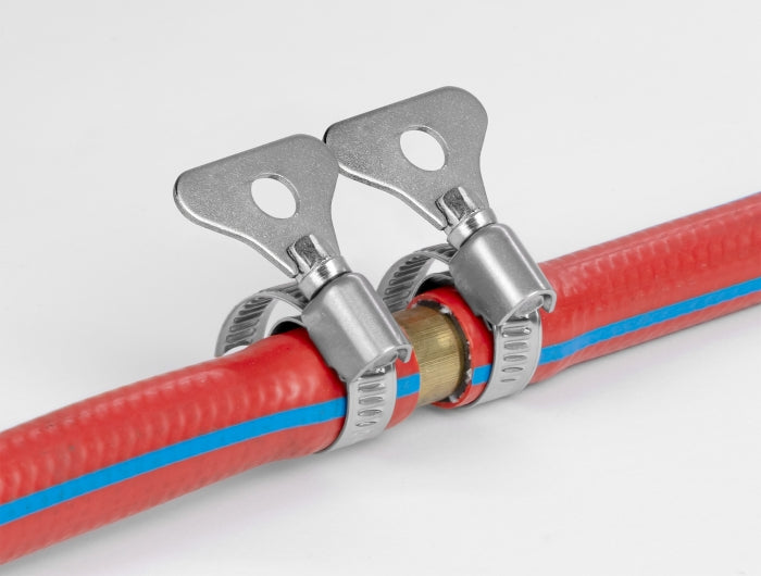 Delock Schlauchschelle mit Flügelmutter 16 - 25 mm 10 Stück Metall