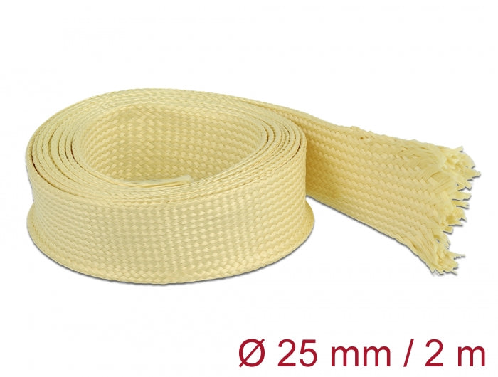 Delock Geflechtschlauch aus Aramid Fasern 2 m x 25 mm