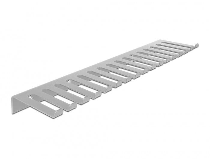 Delock Kabelhalterung 325 x 90 mm zur Wandmontage grau