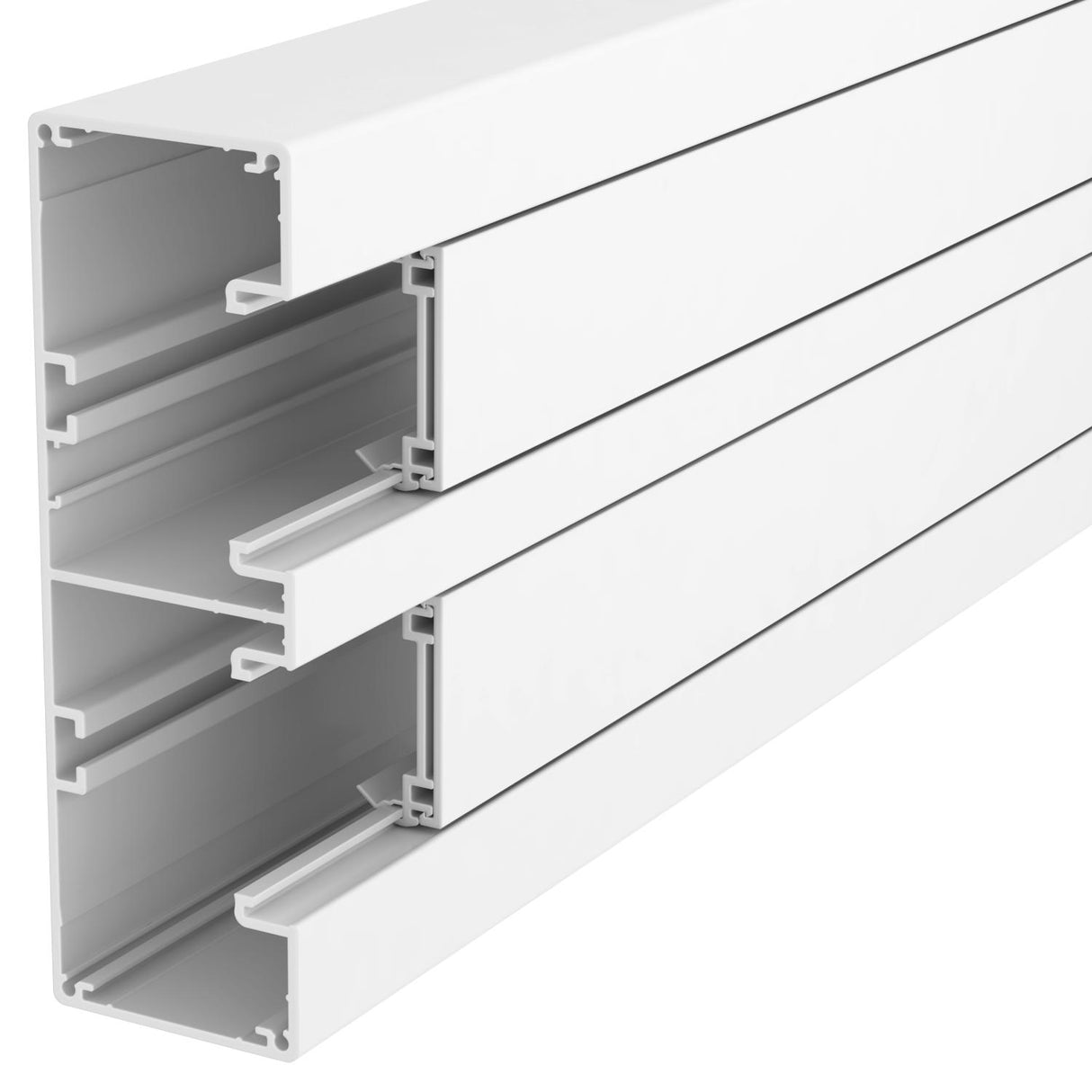 BETTERMANN Geräteeinbaukanal Alu rws GA-53165RW 165x53mm RAL9010 unbeh