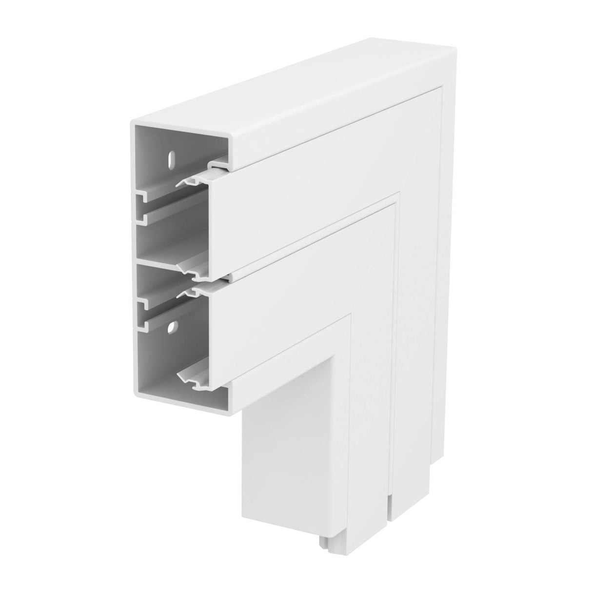BETTERMANN Flachwinkel GEB-K UT/OT Kst GK-FS53130RW 53x130mm rws unbeh RAL9010