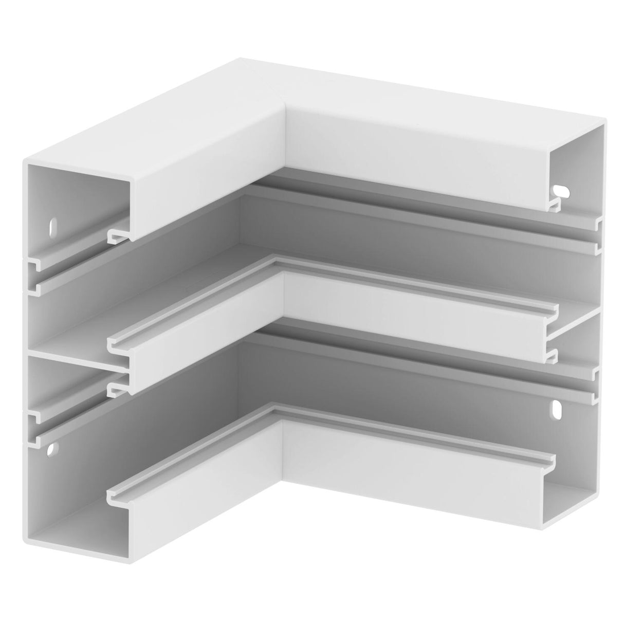 BETTERMANN Inneneck GEB-K Kst UT rws GK-IS53165RW 165x53mm unbeh RAL9010