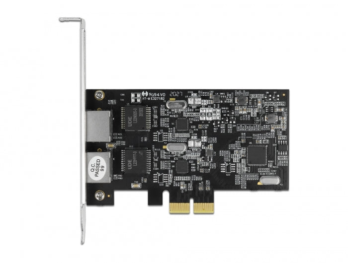 Delock PCI Express x2 Netzwerkkarte 2,5 Gigabit LAN 2 x RJ45 RTL8125