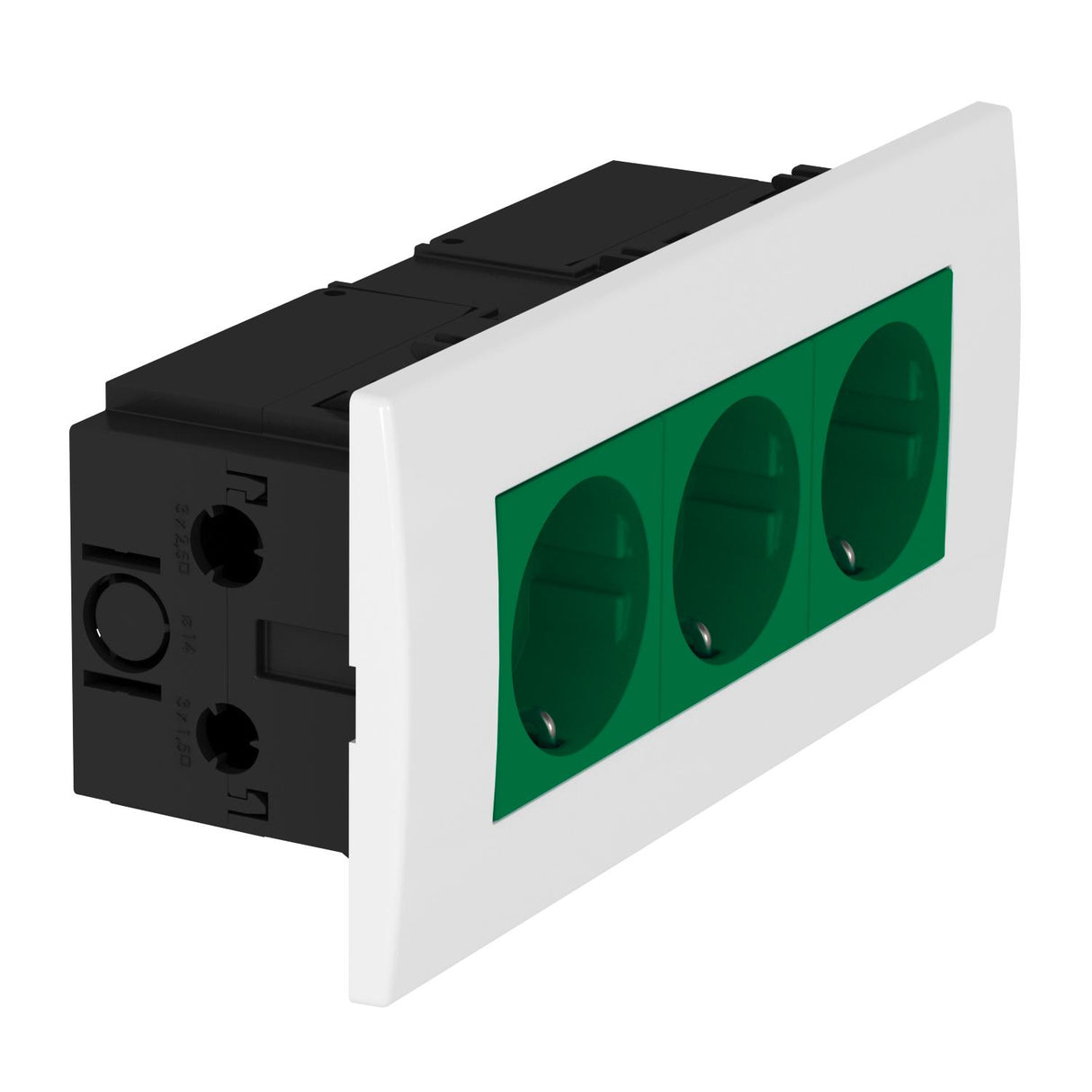 BETTERMANN Steckdose 3f gn mt GEB-K IP20 SDE-RW D0GN3