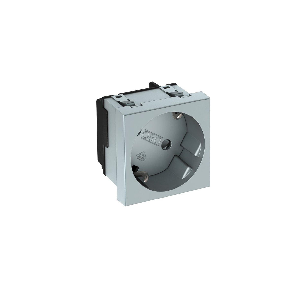 BETTERMANN Steckdose 1f alu mt GEB-K STD-D3S AL1 m.BS IP20