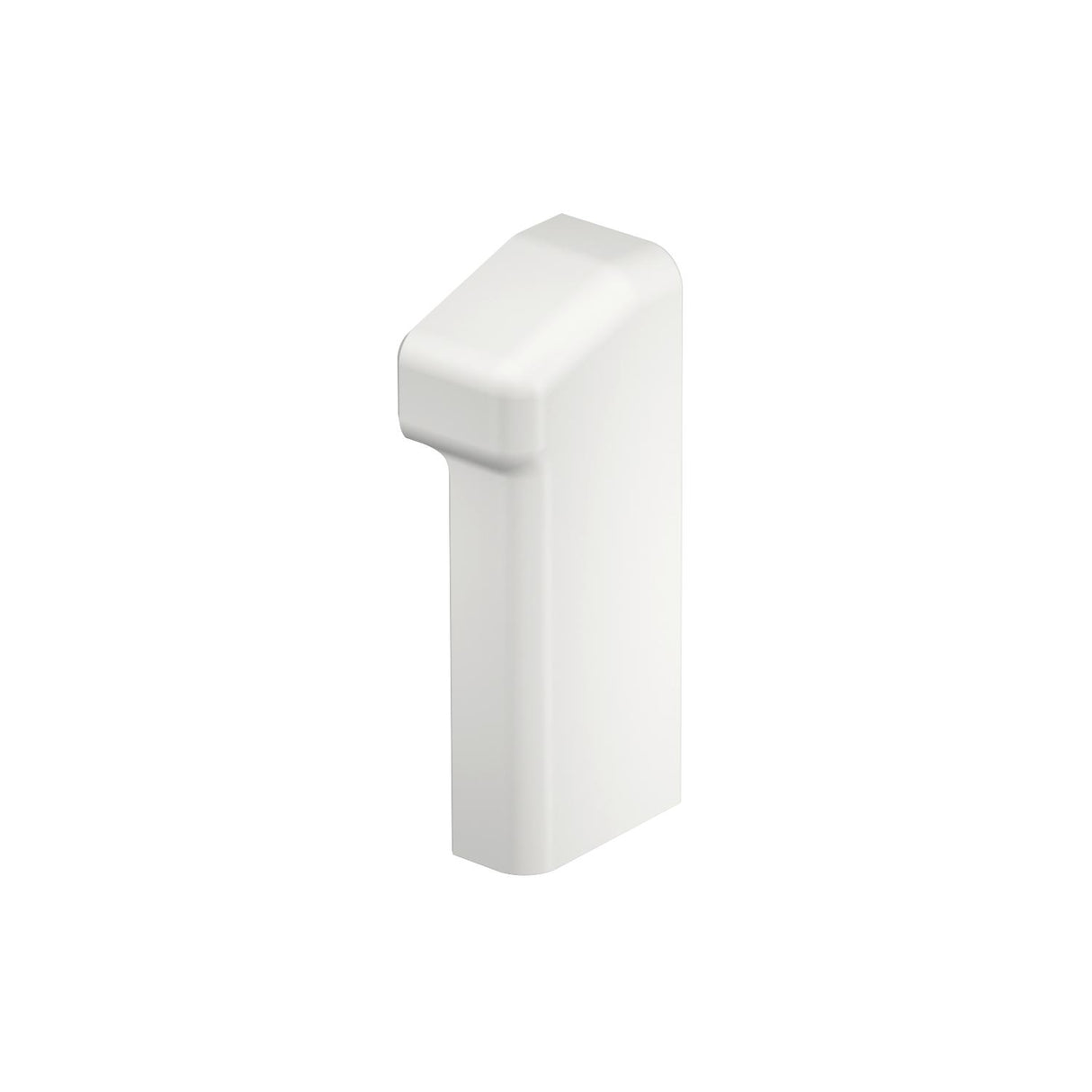 REHAU Endstück SL-K 70mm re rws RAL9010 SL-T SLT ESre2070 rws m.Teppichleist