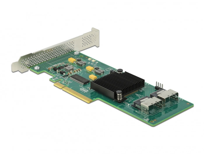 Delock 8 Port SATA PCI Express x8 Karte mit Anschlusskabel