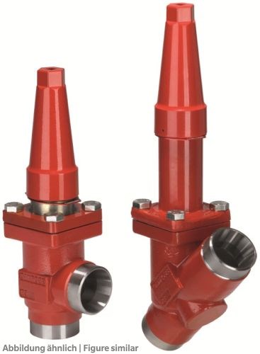 SVA-L 40 D Handabsperrventil eck DIN- Schweißausführung, verl. Spindel