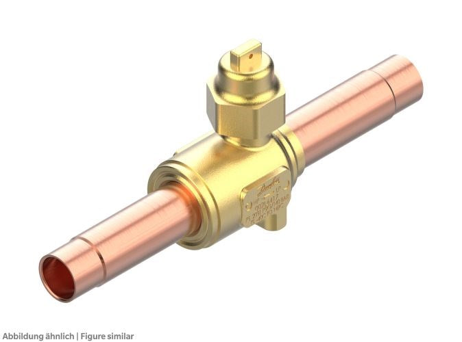 Kugelabsperrventil GBCT 12s 1/2" löt ODF CO2, ohne Schraderventil, max.140 bar