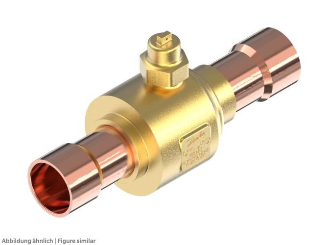 Kugelabsperrventil GBCT 35s 1-3/8" löt CO2, ohne Schraderventil,max.140 bar,ODF