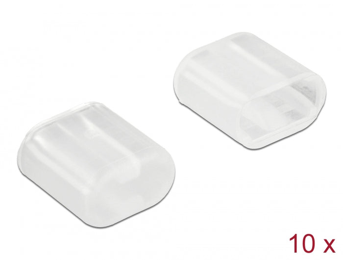 Delock Staubschutz für Lightning™ Stecker 10 Stück transparent