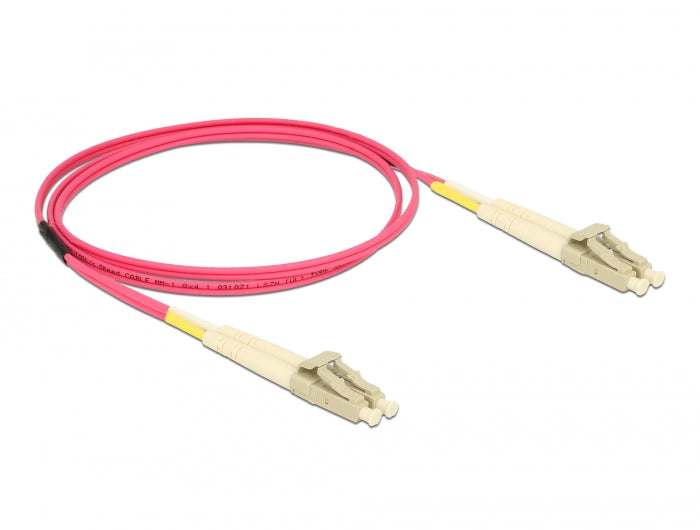 Delock Kabel Lichtwellenleiter LC > LC Multimode OM4 1 m