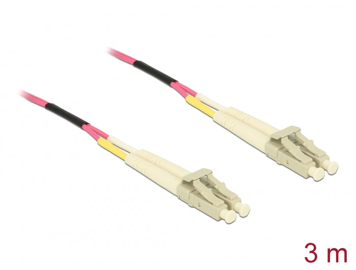 Delock Kabel Lichtwellenleiter LC > LC Multimode OM4 3 m