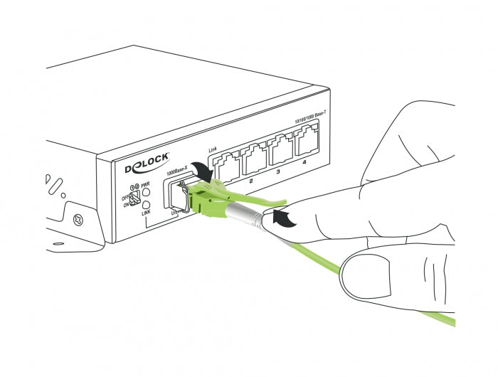 Delock Kabel Lichtwellenleiter LC > LC Multimode OM5 Uniboot 3 m