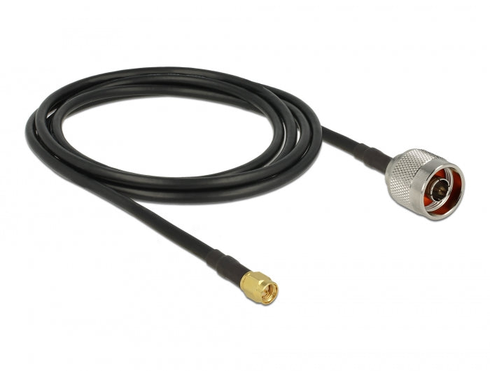 Delock Antennenkabel N Stecker zu SMA Stecker LMR/CFD200 2,5 m low loss