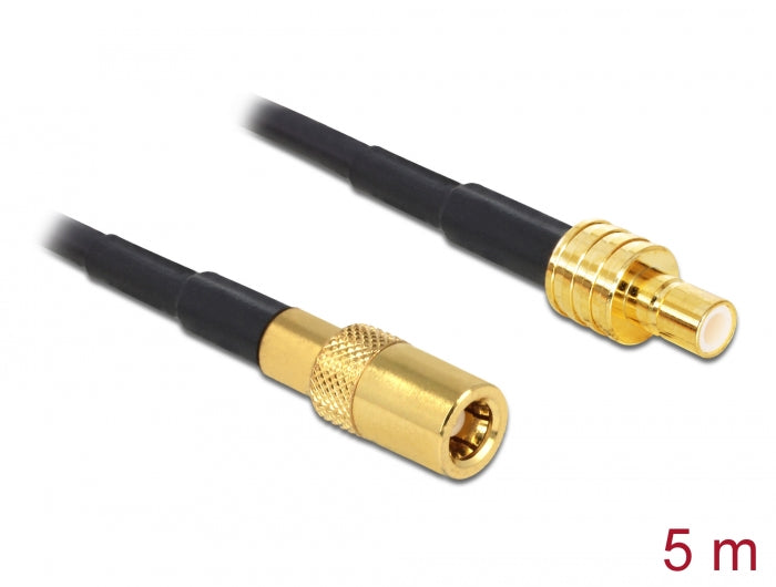 Delock Antennenkabel SMB Stecker > SMB Buchse RG-174 5 m