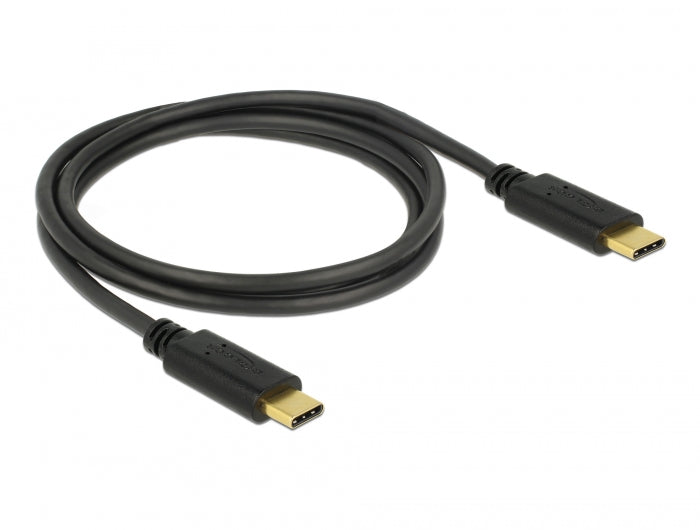 Delock USB 2.0 Kabel Type-C zu Type-C 1 m PD 5 A E-Marker