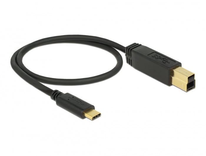 Delock USB 10 Gbps Kabel USB Type-C™ zu Typ-B 0,5 m