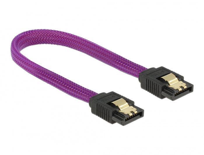 Delock SATA 6 Gb/s Kabel 20 cm violett