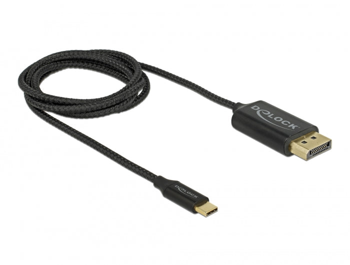 Delock USB Kabel Type-C zu DisplayPort (DP Alt Mode) 4K 60 Hz 1 m koaxial
