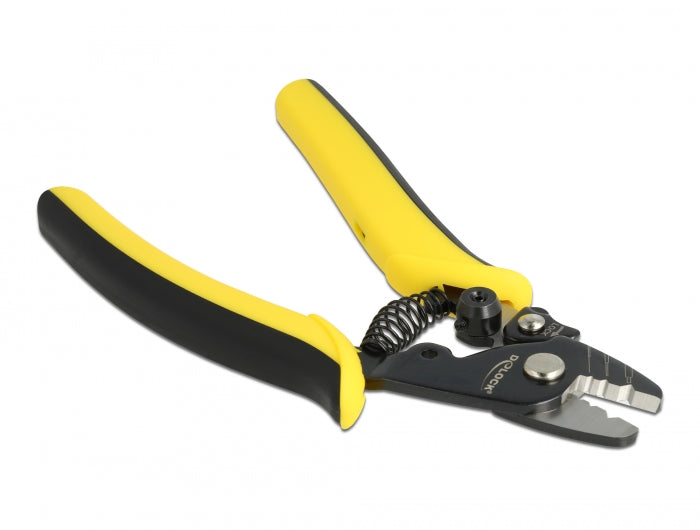 Delock Glasfaser Abisolierzange für LWL Kabel