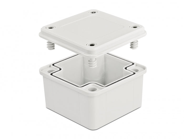 Delock Installationsgehäuse IP65 wasserdicht 96 x 96 x 60 mm grau