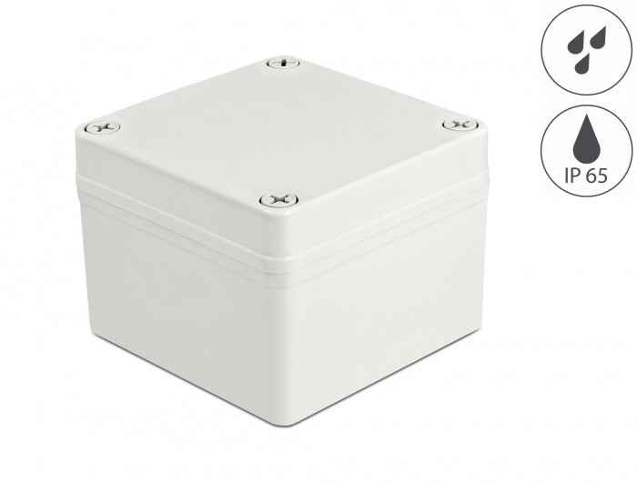 Delock Installationsgehäuse IP65 wasserdicht 100 x 100 x 75 mm grau