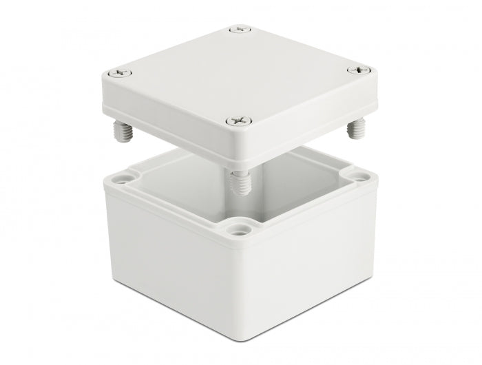 Delock Installationsgehäuse IP65 wasserdicht 100 x 100 x 75 mm grau