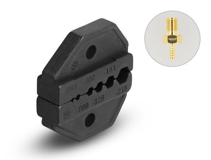 Delock Pressprofileinsatz VI für Crimpzange 90528, 90527, 90295, 90546 und 90296