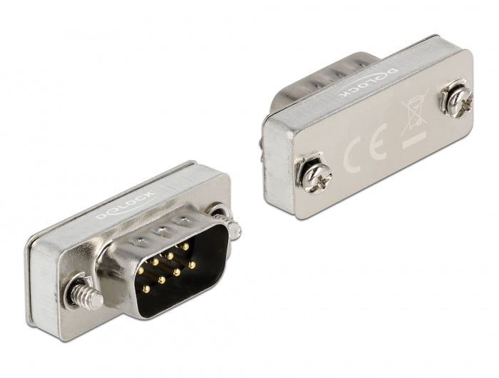 Delock RS-232/422/485 Loopback Adapter mit DB9 Stecker