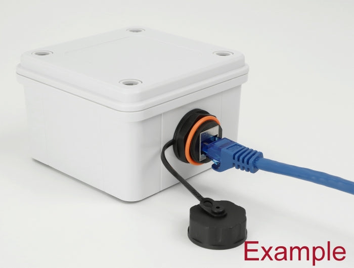 Delock Installationsgehäuse IP65 wasserdicht 125 x 125 x 75 mm grau