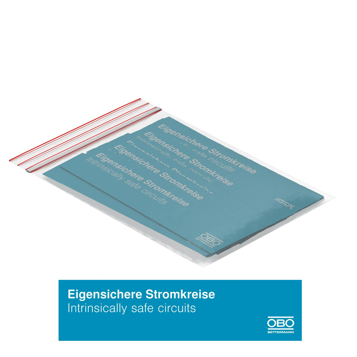BETTERMANN Hinweis-Folie Kst bl selbstkl VK ISCS 5012 Hinweistext