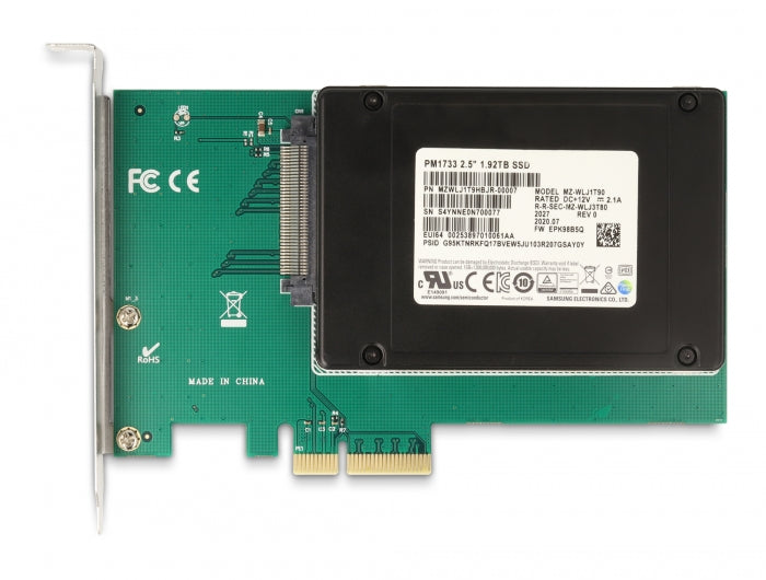 Delock PCI Express x4 Karte zu 1 x intern U.2 NVMe SFF-8639