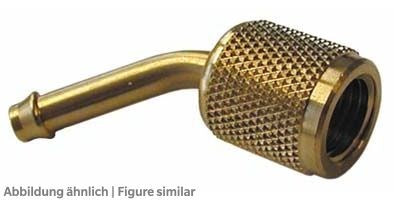 Schnellverschraubung SVSG gekröpft 7/16" UNF innen/Schlauchanschluss 5,8mm