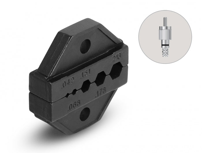 Delock Pressprofileinsatz IV für Crimpzange 90528, 90527, 90295, 90546 und 90296