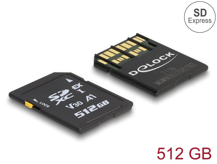 Delock SD Express Speicherkarte 512 GB