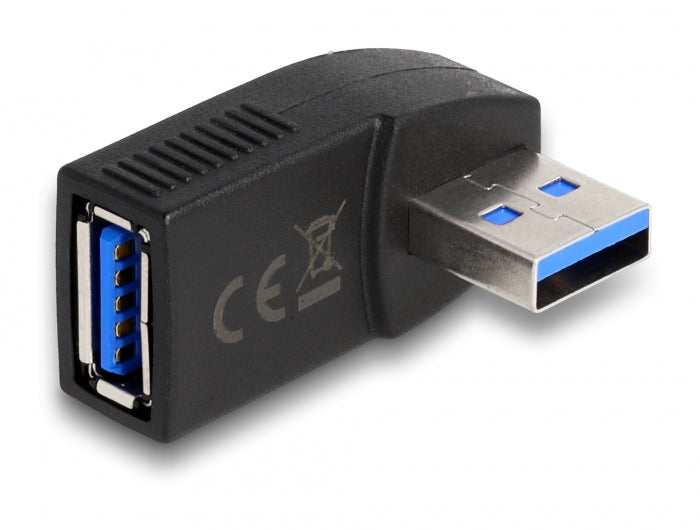Delock Adapter USB 5 Gbps Typ-A Stecker-Buchse gewinkelt 270° horizontal