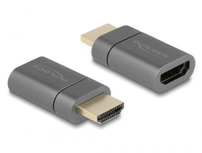 Delock HDMI Adapter Stecker zu Buchse 8K 60 Hz magnetisch