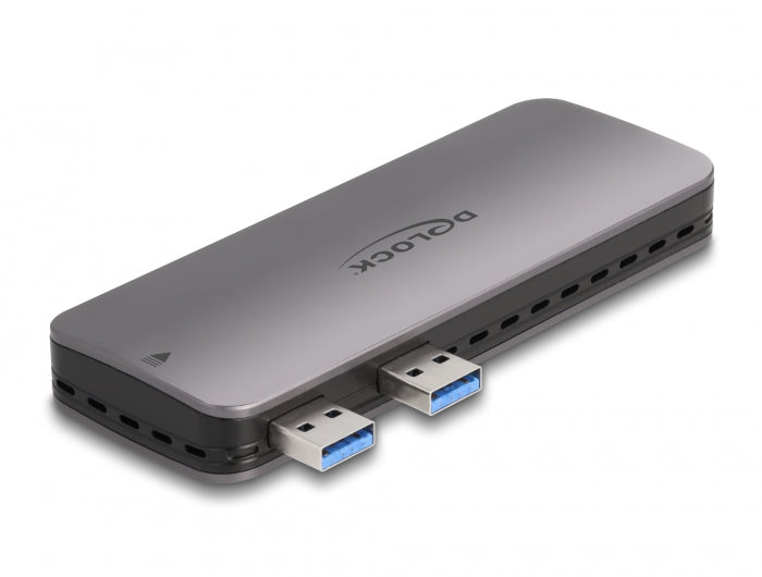 Delock USB 3.2 Gen 2 Gehäuse für PlayStation®5 mit M.2 NVMe Slot - werkzeugfrei