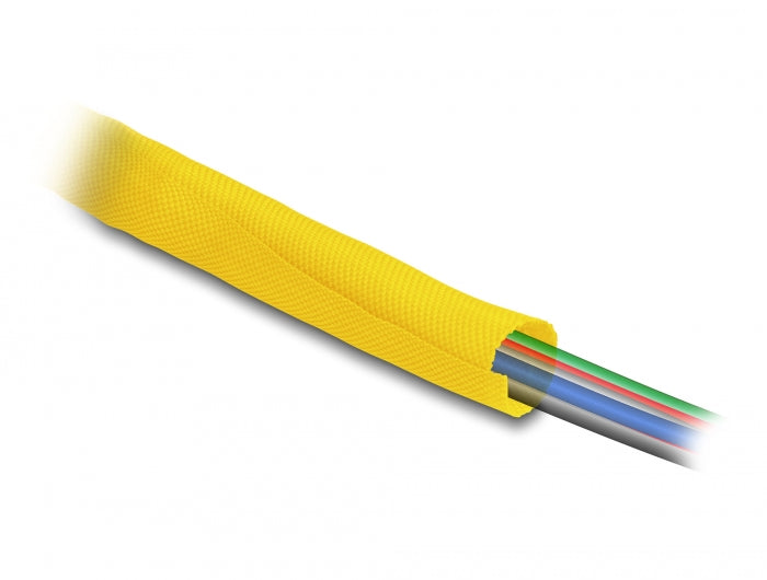 Delock Gewebeschlauch selbstschließend hitzebeständig 2 m x 19 mm gelb