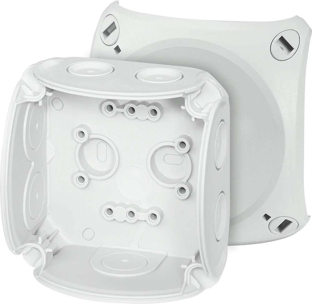 HENSEL Abzweigdose IP66 2,5qmm quadrat DK 0200 G 93x93x62mm Wand/Decke Kst hfr